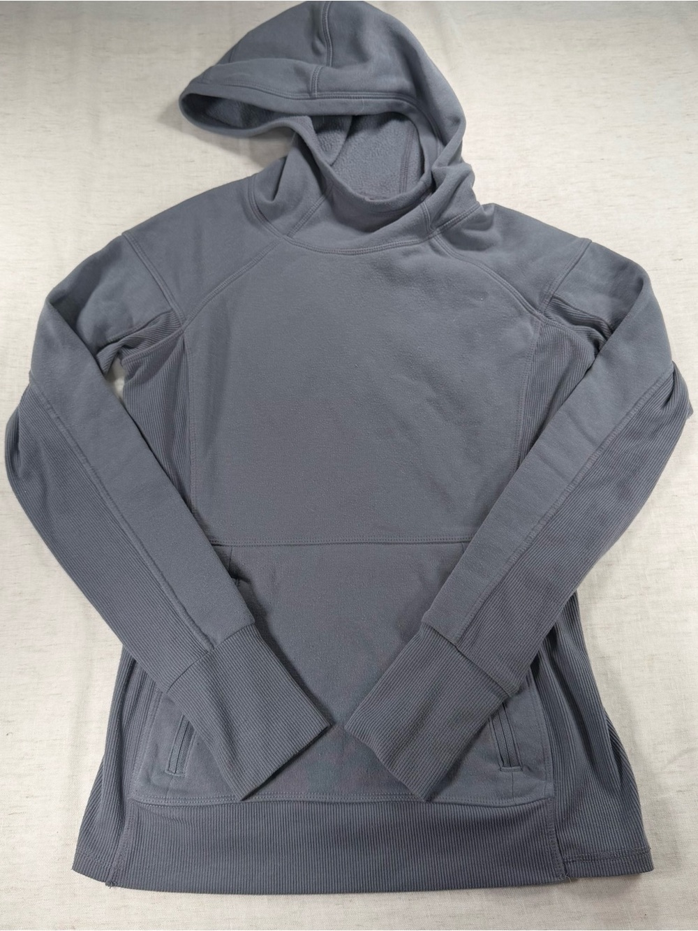 Athleta Women’s Hooded Pullover Sweater - Slate Gray